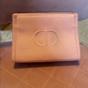 Christian Dior Blush makeup pouch